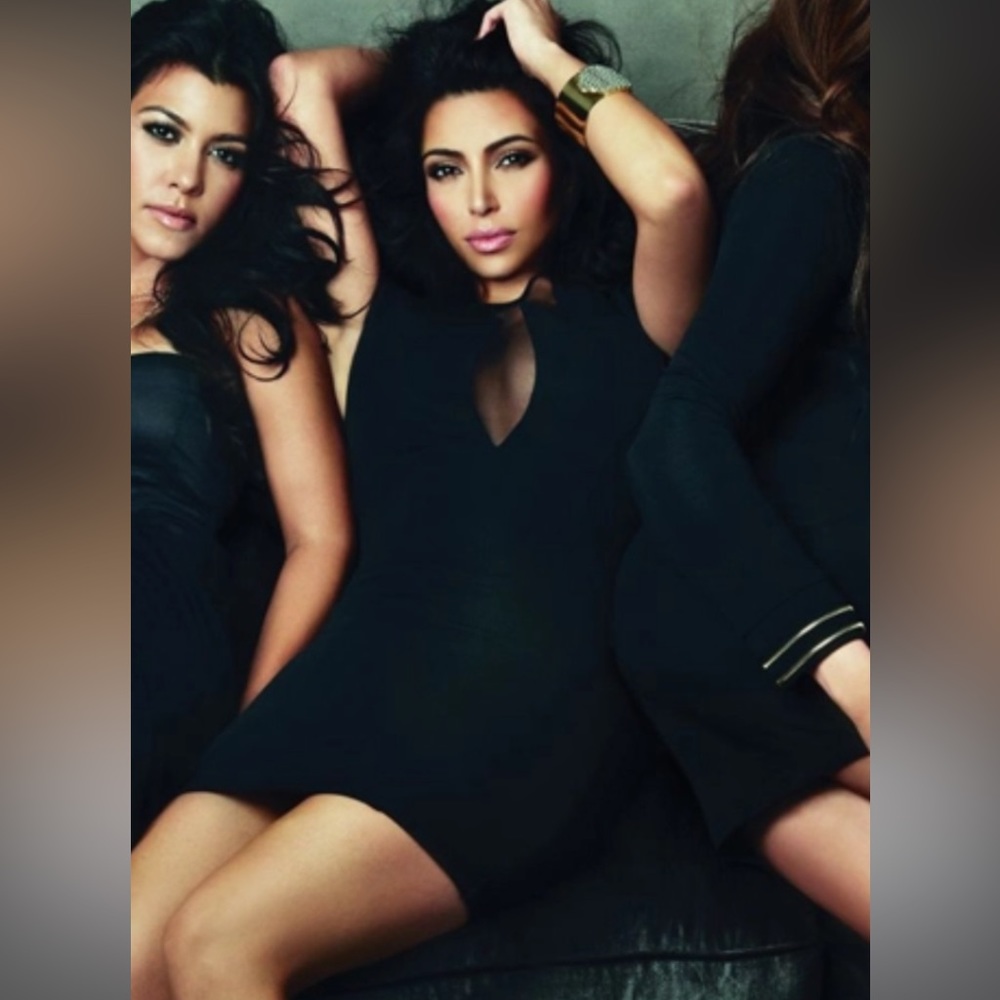 Kardashian Kollection Black Mini Dress